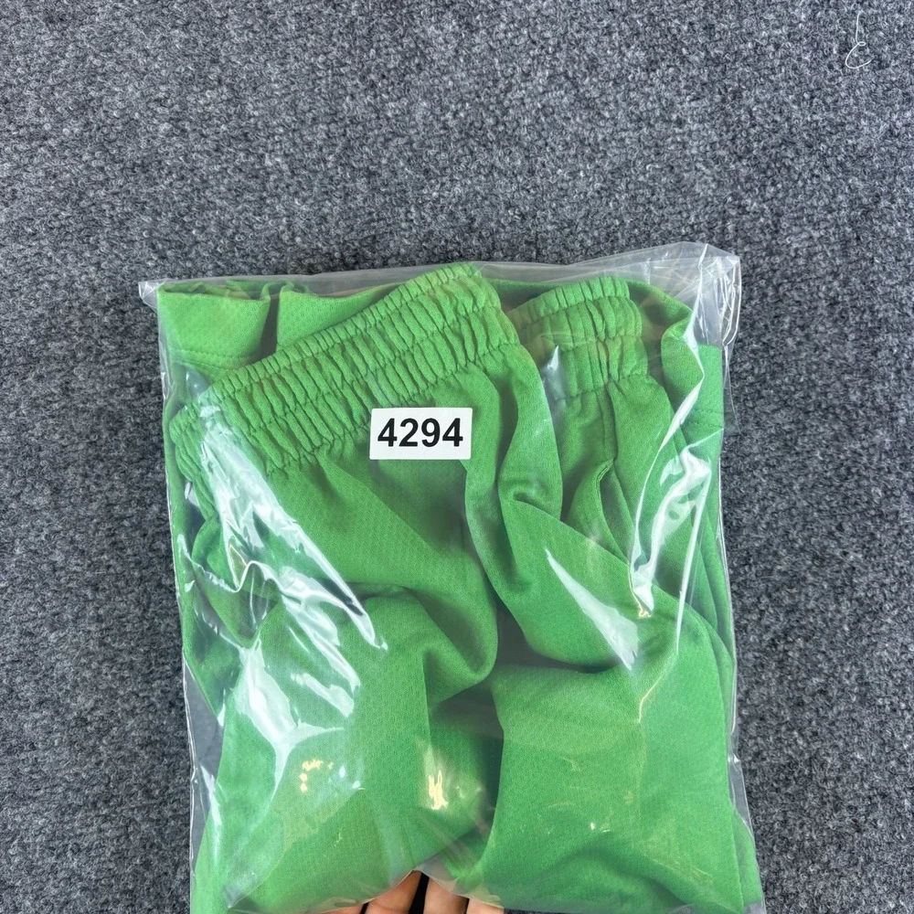 Air Jordan Jumpman Basketball Shorts Mens 28x11 Green Logo Mesh Performance